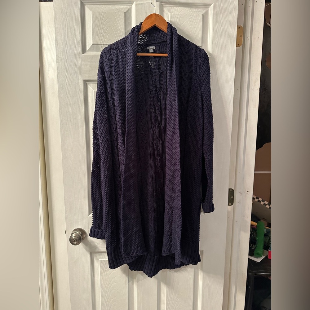 Aerie knit Cardigan Deep Blue